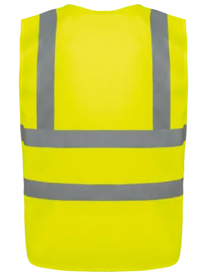 Unisex adult high-visibility vest – Hi Viz Yellow