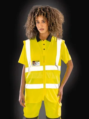 Gilet de sécurité zippé