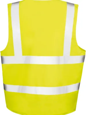 Gilet de sécurité zippé – Fluorescent Yellow