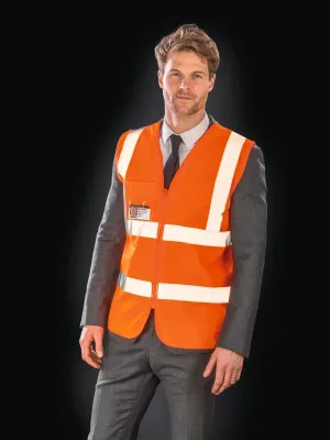 Gilet de sécurité zippé