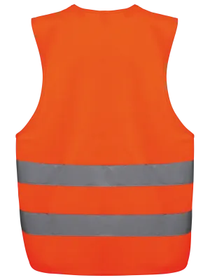 Chaleco de visibilidad infantil – Hi Viz Orange