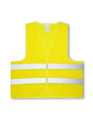 YELLOWSTONE. Gilet haute visibilité 100% polyester – Jaune