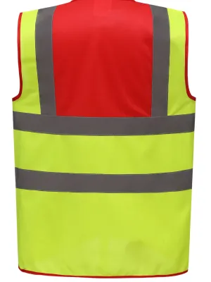 Chaleco de alta visibilidad – Red / Hi Vis Yellow