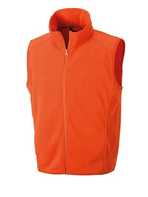 Micro fleece gilet – Orange