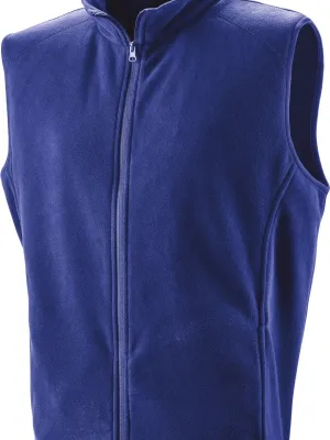 Micro fleece gilet – Royal