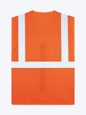 Larisa Multifunctional Mesh Vest – Hi Vis Orange