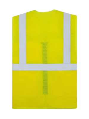Larisa Multifunctional Mesh Vest – Hi Vis Yellow