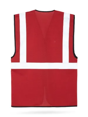 Larisa Multifunctional Mesh Vest – Red
