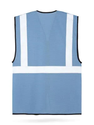 Larisa Multifunctional Mesh Vest – Sky Blue