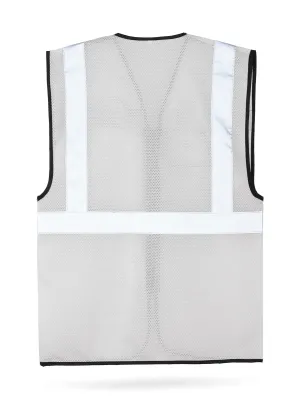 Larisa Multifunctional Mesh Vest – White