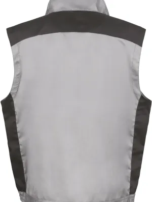 Chaleco multibolsillos Lite – Grey / Black / Orange