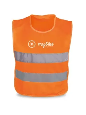 MIKE. Gilet réfléchissant pour enfant, 100 % polyester