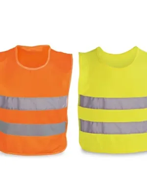 MIKE. Gilet réfléchissant pour enfant, 100 % polyester