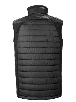 Chaleco softshell acolchado black compass reciclado – Black / Black