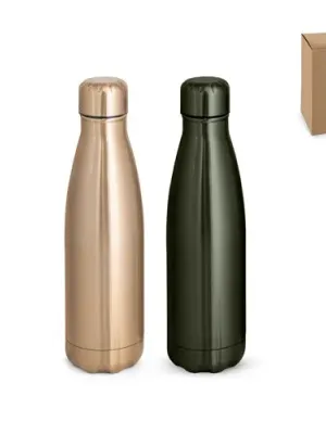 SHOW METALLIC. Gourde en acier inoxydable, finition métallique mate 510 ml