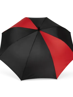 Grand parapluie de golf – Black / Red