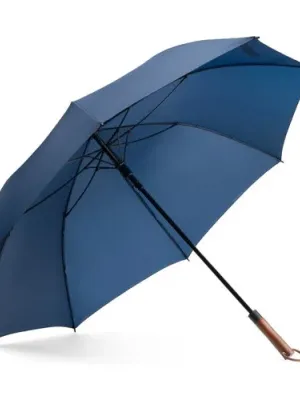 MATEO. Large umbrella (30") made of pongee – Bleu