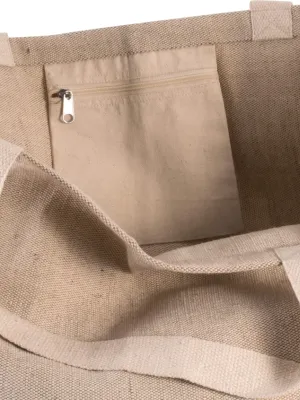 Grand sac de shopping fourre-tout esprit rustique