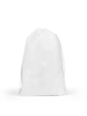 GIFT BAG L. Grand sac non tissé thermoscellé (60 g/m²) – Blanc