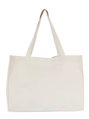 Grand sac shopping en coton recyclé – Ecume