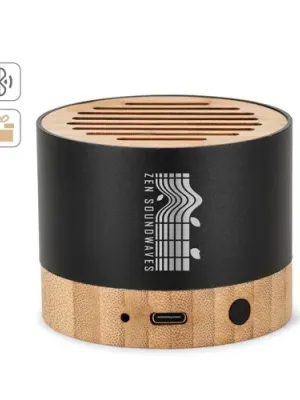 FERDINAND. Altavoz portátil fabricado en aluminio reciclado (100% rAL) con 3 horas de duración de batería