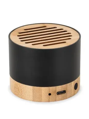 FERDINAND. Altavoz portátil fabricado en aluminio reciclado (100% rAL) con 3 horas de duración de batería – Noir