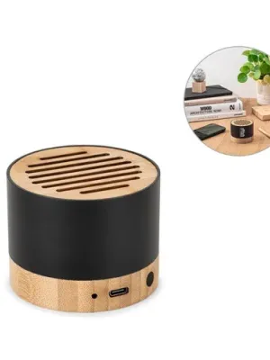 FERDINAND. Altavoz portátil fabricado en aluminio reciclado (100% rAL) con 3 horas de duración de batería