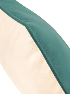 Housse de coussin à bord passepoilé