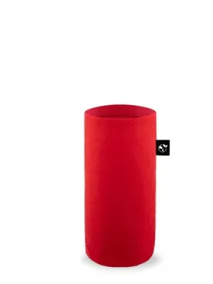 STOREY. Recycled felt sleeve (100% rPET) ideal for bottles – Rouge
