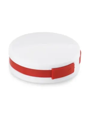GARDNER. HUB con cable y 4 puertos USB-A, fabricados en ABS – Rouge