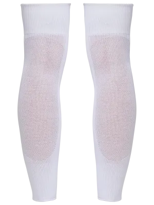 Unisex sport legwarmers – White
