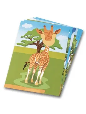 MADAGASCAR. Sticker set with six sheets