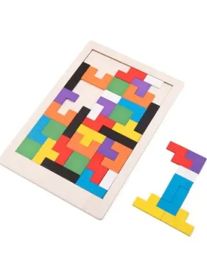 MOKI. Jeu de construction et d'emboîtement en contreplaqué – Naturel clair