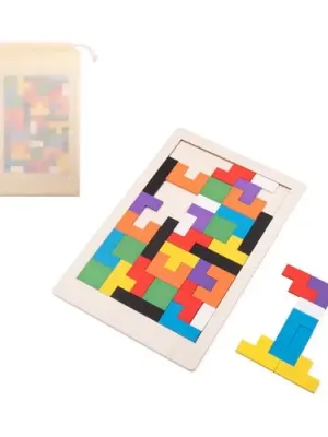 MOKI. Jeu de construction et d'emboîtement en contreplaqué