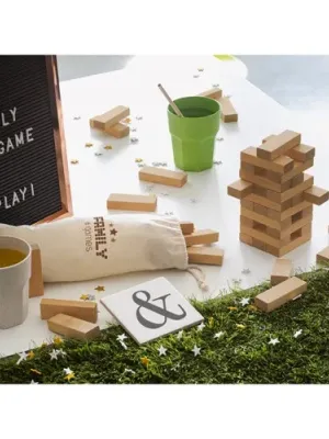 FLIK. Jeu en bois de 54 pièces