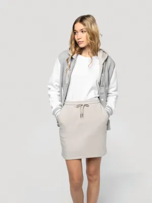Jupe molleton écoresponsable femme