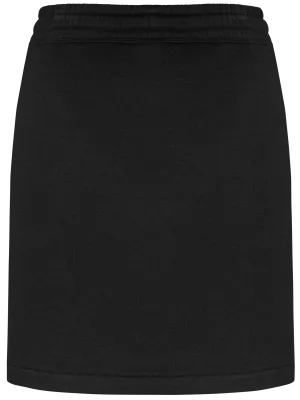 Jupe molleton écoresponsable femme – Black