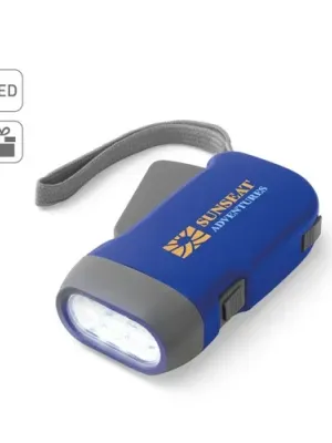 EDDIE. Lampe de poche dynamo avec 3 LEDs