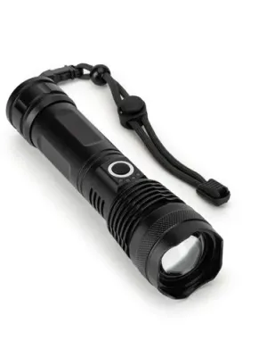 YVIAN. Rechargeable 10 W torch made from aluminium (100% rAL)