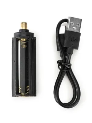 YVIAN. Rechargeable 10 W torch made from aluminium (100% rAL)