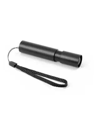 BRUCE. Linterna recargable fabricada en aluminio reciclado (100 % rAL) con punta extensible de 30 mm