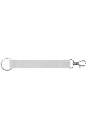 CRAWLEY. Lanière SET SUBLIMATION Courte II DUO (20 mm) avec anneau Ø 32 mm et mousqueton à déclenchement de 20 mm – 301 - Blanc