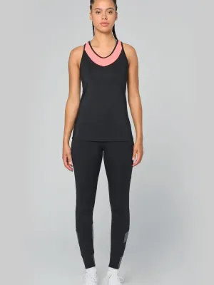 Padel ladies’ two-tone leggings