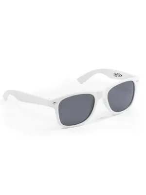 SALEMA. Lunette de soleil en polyester recyclé (100% rPET) – Blanc