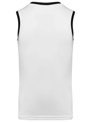 Men's basketball jersey – White / Black