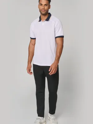Maillot lifestyle à col polo unisexe
