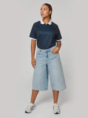 Maillot lifestyle à col polo unisexe