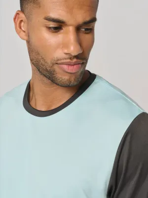 Unisex short-sleeved two-tone multisport jersey