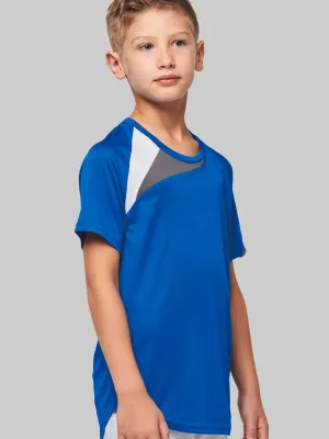 Kids’ short-sleeved multisport jersey