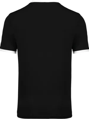 Camiseta deportiva multideporte de manga corta infantil – Black / White
